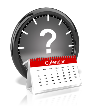 clock and calendar: keeping website content current