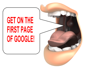 Get on the first page of Google